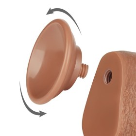 Realsitičan Dildo u braon boji- LVTOY00737-4